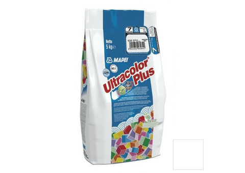 Затирка цементная Mapei Ultracolor Plus №100 белая 5 кг