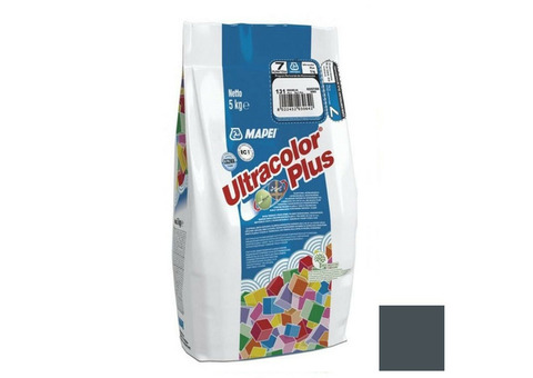 Затирка цементная Mapei Ultracolor Plus №114 антрацит 5 кг