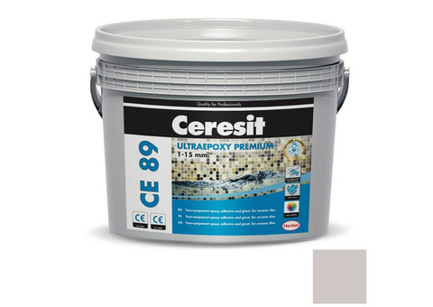 Затирка эпоксидная Ceresit СЕ 89 Ultraepoxy Premium №807 Pearl Gray 2,5 кг