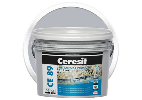 Затирка эпоксидная для швов Ceresit CE 89 Concrete Gray 809 2,5 кг