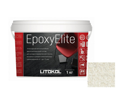 Затирка эпоксидная для швов Litokol Epoxyelite E.01 Зефир 1 кг