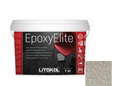 Затирка эпоксидная для швов Litokol Epoxyelite E.04 платина 1 кг