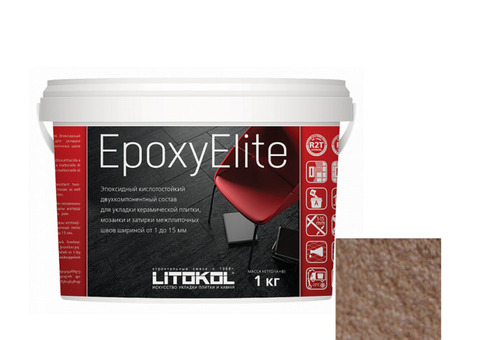 Затирка эпоксидная для швов Litokol Epoxyelite E.12 табачная 1 кг