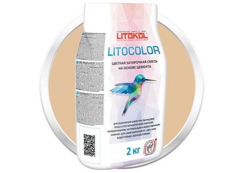 Смесь затирочная цементная для швов Litokol Litocolor L.24 Карамель 2 кг