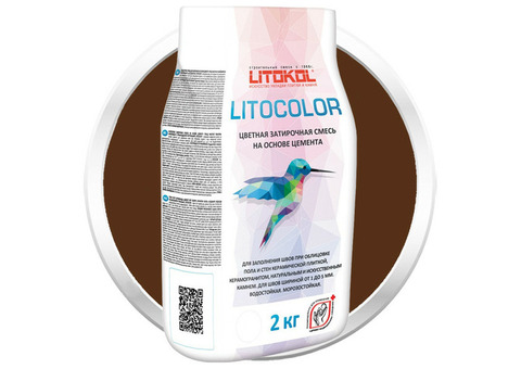 Смесь затирочная цементная для швов Litokol Litocolor L.27 Венге 2 кг