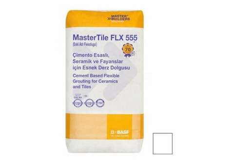 Затирка цементная для швов MBCC Group (BASF) MasterTile FLX555 белая 5 кг