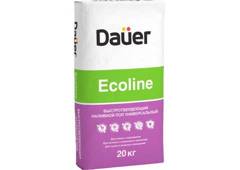 Пол наливной Dauer Ecoline 20 кг быстротвердеющий