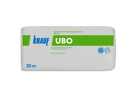 Ровнитель пола Knauf Ubo цементный легкий 25 кг