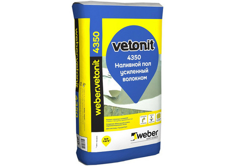 Пол наливной для звукоизоляционных полов Weber.Vetonit 4350 25 кг