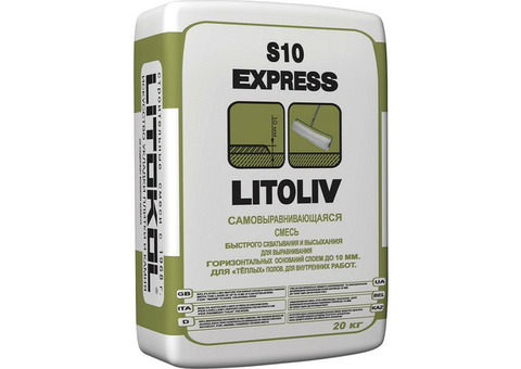 Смесь для пола самовыравнивающаяся Litokol LitoLiv S10 Express 20 кг