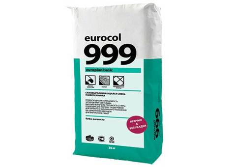 Смесь самовыравнивающаяся Forbo Eurocol 999 Europlan Basic 25 кг