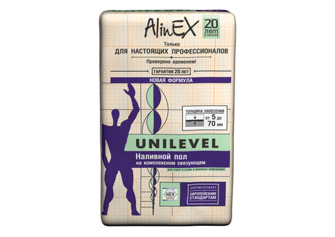 Наливной пол AlinEX Unilevel 25 кг