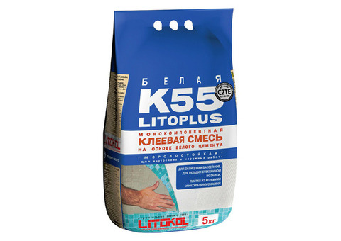 Клей для мозаики Litokol Litoplus K55 5 кг