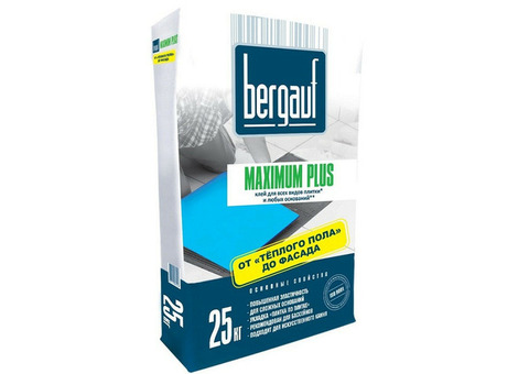 Клей для плитки Bergauf Keramik Maximum Plus 25 кг