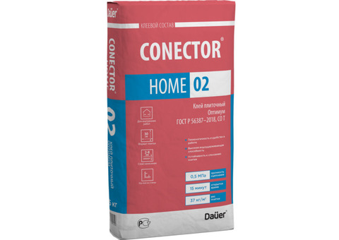 Клей для плитки Dauer Conector Home 02 Оптимум 25 кг