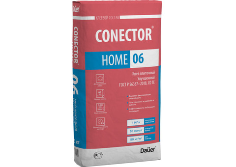 Клей для плитки Dauer Conector Home 06 улучшенный 25 кг