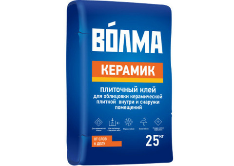 Клей для плитки Волма Керамик 25 кг