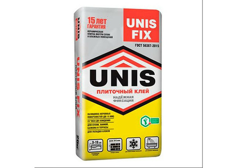 Плиточный клей Unis Fix 25 кг