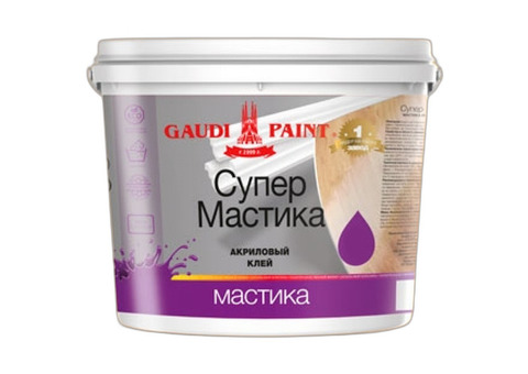 Клей акриловый Gaudi Paint Супер Мастика 14 кг