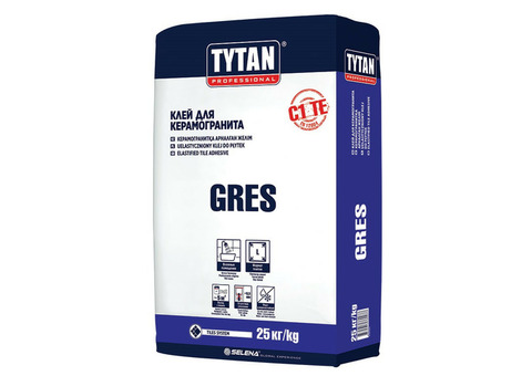 Клей для керамогранита Tytan Professional Gres TS52 25 кг