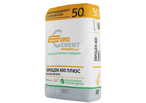 Цемент Eurocement Плюс М400 50 кг