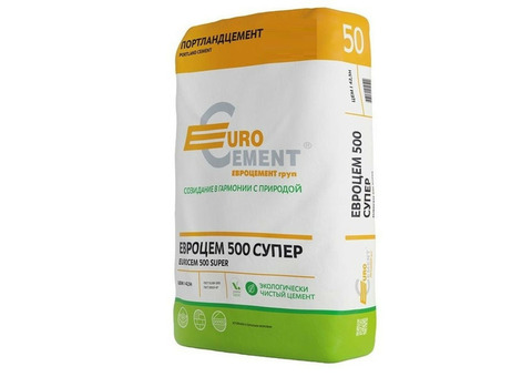 Цемент Eurocement Супер М500 25 кг