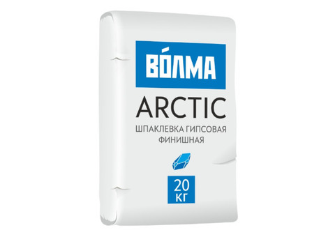 Шпатлевка гипсовая финишная Волма Arctic 20 кг