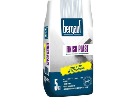 Шпатлевка полимерная Bergauf Finish Plast 5 кг