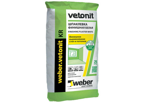 Шпатлевка полимерная Weber-Vetonit KR 25 кг