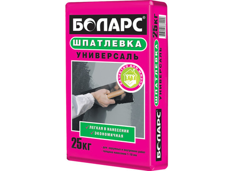 Шпатлевка цементная Боларс Универсаль 25 кг