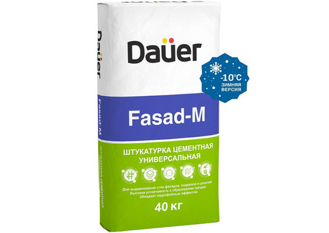 Штукатурка цементная Dauer Fasad-M Зима 40 кг