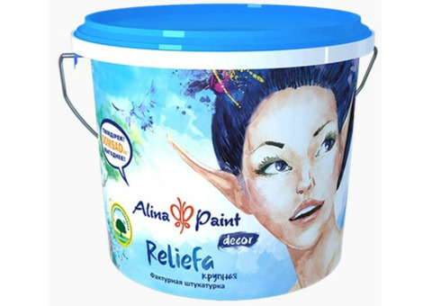 Штукатурка декоративная Alina Paint Reliefa крупная 15 кг