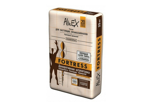 Штукатурка декоративная AlinEX Fortress 25 кг