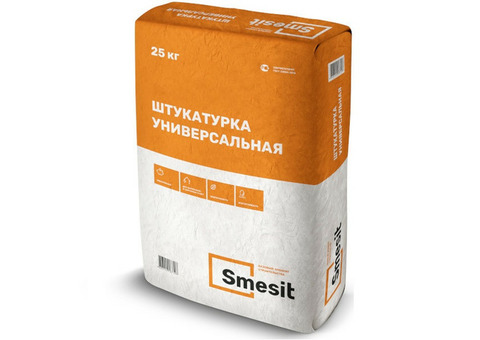 Штукатурка цементная Smesit Универсальная 25 кг