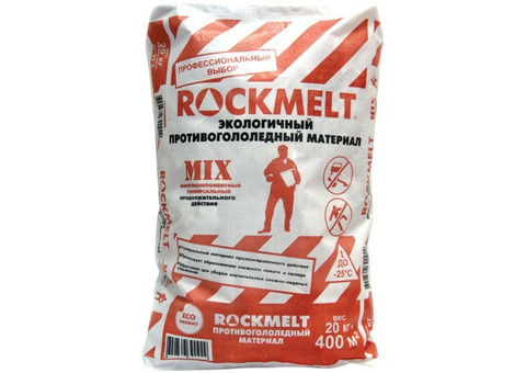 Противогололедный реагент Rockmelt Mix 20 кг