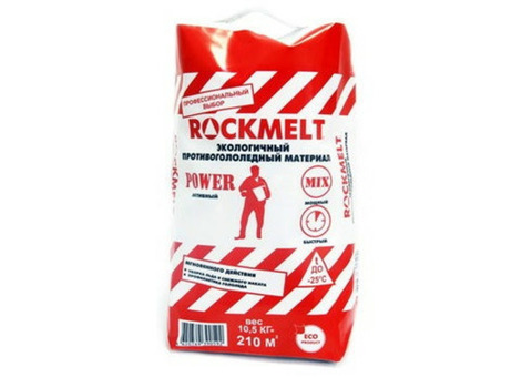 Противогололедный реагент Rockmelt Power 10,5 кг