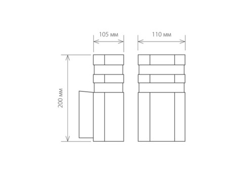 Светильник садово-парковый Elektrostandard 1444 Techno Е27 60 Вт черный