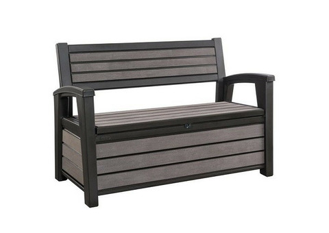 Скамья-сундук из пластика Keter Hudson Storage Bench 227 л антрацит