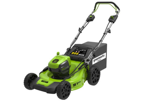 Газонокосилка аккумуляторная Greenworks 60V GD60LM51SP