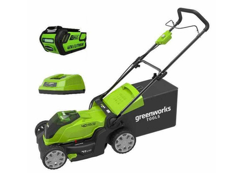 Газонокосилка аккумуляторная Greenworks G-MAX 40V G40LM41K3