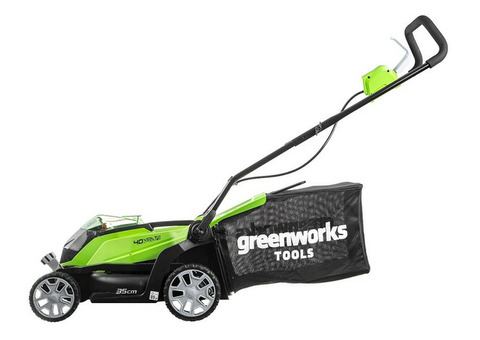 Газонокосилка аккумуляторная Greenworks G40LM35K2