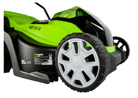 Газонокосилка аккумуляторная Greenworks G40LM35K2