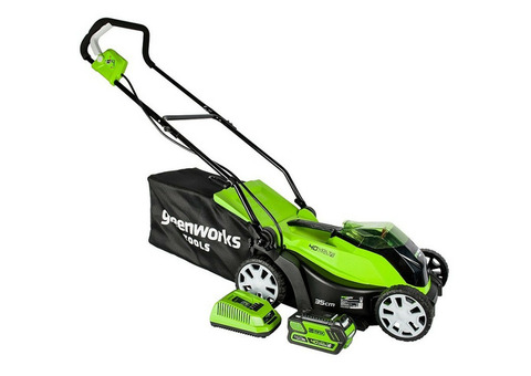 Газонокосилка аккумуляторная Greenworks G40LM41