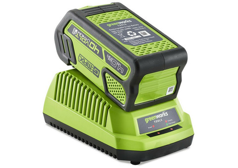 Газонокосилка аккумуляторная Greenworks G40LM49DBK4 TwinForce