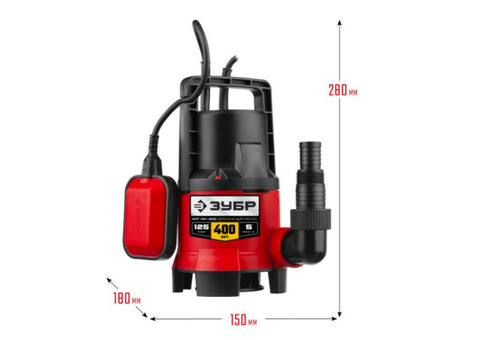 Насос дренажный Зубр Мастер НПГ-М1-400