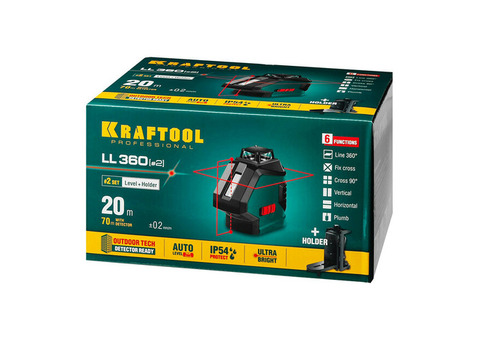 Нивелир лазерный Kraftool LL360-2 34645-2