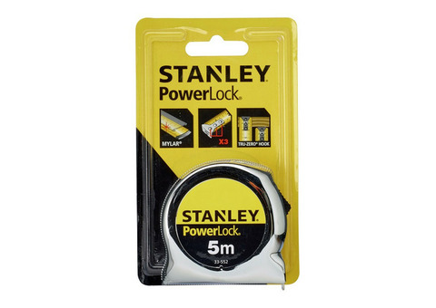 Рулетка измерительная Stanley Micro Powerlock Blade Armor 0-33-552 5 м х 19 мм