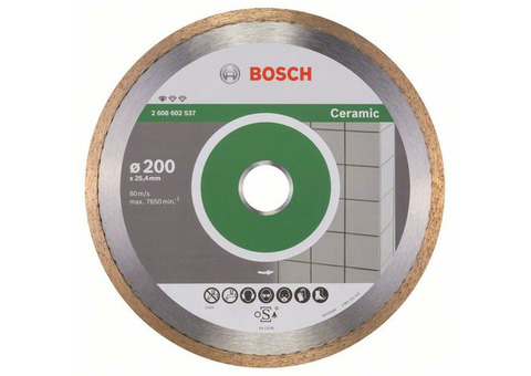 Диск алмазный отрезной Bosch 2608602537 Professional for Ceramic 200х25,4 мм