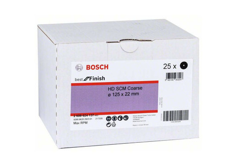 Круг шлифовальный нетканый Bosch SCM Coarse 2608624137 125 мм