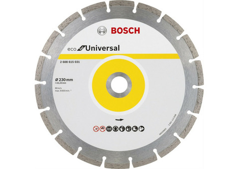 Диск алмазный отрезной Bosch 2608615031 Eco Universal 230х22,2 мм